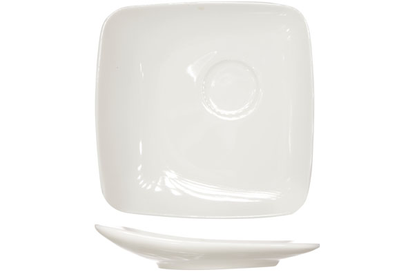 Buffet SQ Untertasse Moka 12x12cm